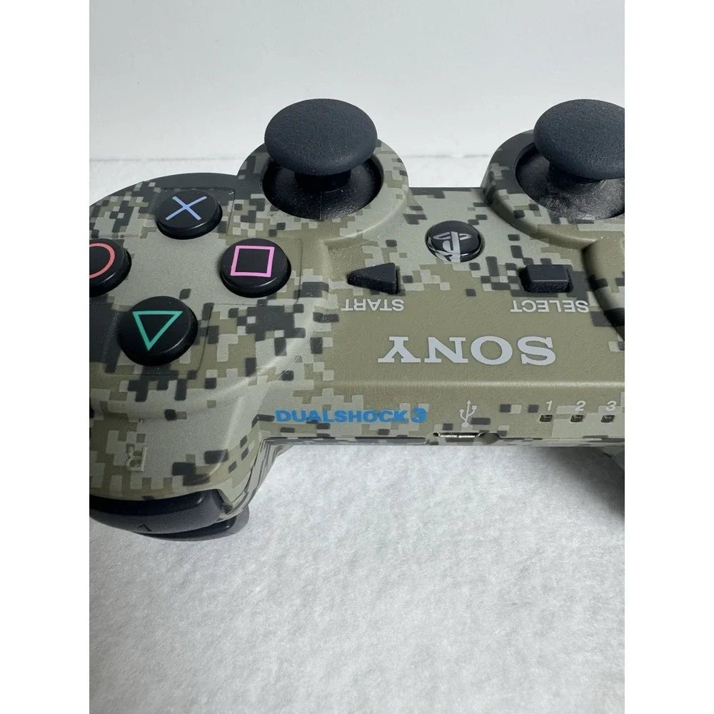 Two SONY PlayStation 3 Dualshock 3 Wireless Controller Urban Camouflage (Tested)